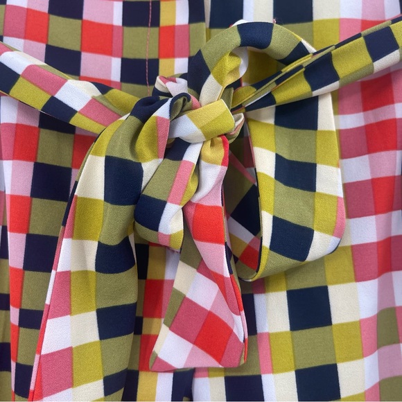 New York & Company 7th Avenue Geometric Squares Madie Pants - Picture 3 of 14